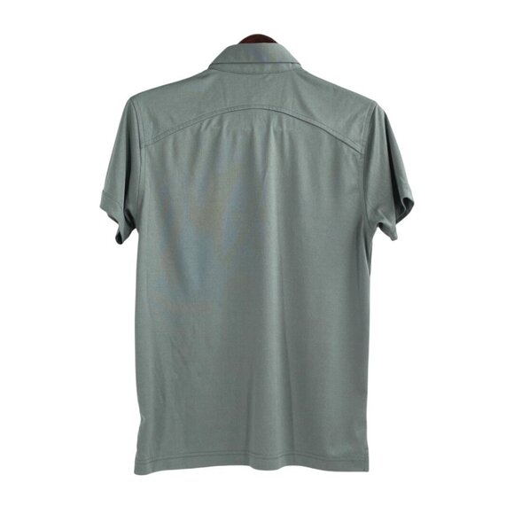 Ministry Of Supply Apollo Mens Polo Shirt Small Green Sustainable Breathable - Picture 2 of 8